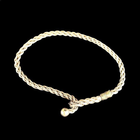 Vintage cable loop bracelet classic design - Picture 7 of 7